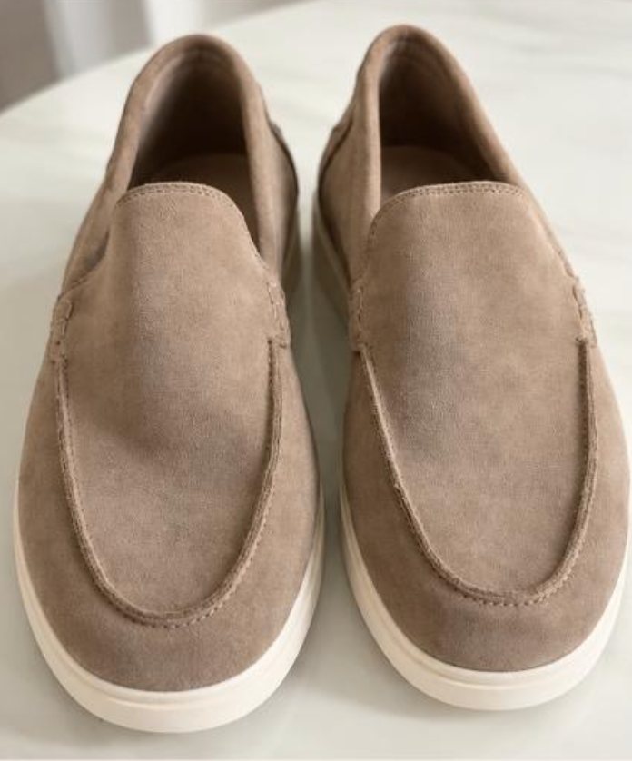 Zara Suede Loafers Beige 42 (BRAND NEW - UNWORN), 1